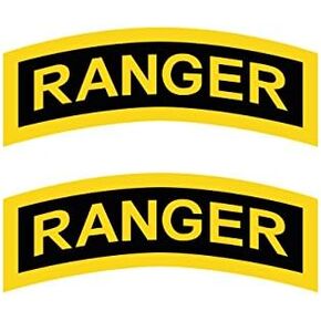 Two Pack United States Army Rangers Sticker FA Graphix Decal Self Adhesive Vinyl Elite Infantry Unit