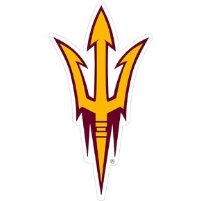 Siskiyou Sports NCAA Arizona State Sun Devils 8 inch Auto Decal, One Size, Team Colors