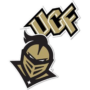 ملصق جامعة سنترال فلوريدا نايتس UCF ملصق من الفينيل لزجاجة مياه للكمبيوتر المحمول ودفتر قصاصات السيارة (مجموعة 4 بوصة V1)