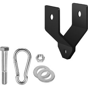 Power Rack Shackle Band Attachment Custom Pulley System Accessories,Squat Rack Crossmember Shankle Bolts DIY Cage Add on LAT Pull Down Bar Tool for Grm