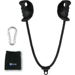 Bicep Rope with Ergonomic Grip, Bicep Curl Attachment for Cable Machine, Bicep Pull Rope for Arm Blaster Biceps Bodybuildng, Upper Body Strength Traning