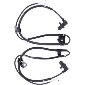 NewYall Front Left and Right ABS Wheel Speed Sensor with Wiring Harness