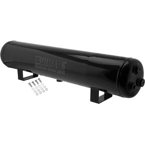 Vixen Air 4 Gallon (15 Liter) 7 Ports Suspension/Train/Horn Aluminum Air Tank (Powder Coated Black) 200 PSI VXT4100AB