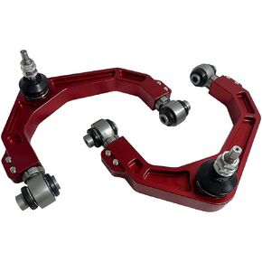 For F-150 Forged Billet Aluminum 2-4 inch Upper Control Arms Compatible with 2004-2022 Ford F150 Suspension 3" Lift Kit W/Adjustable End Bushing Kit& Ball Joints for Automobile Chassis