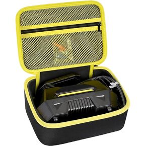 حقيبة قماشية لمضخة الهواء متوافقة مع منفاخ الإطارات وضاغط الهواء المحمول لإطارات السيارات 12 فولت تيار مستمر. علبة تخزين قماشية للمصهرات، وأقماع فوهة الهواء، والمحول، والملحقات (الصندوق فقط) in Kuwait