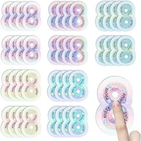 Anxiety Sensory Stickers Cute Fidget Textured Strips Toys Anti Stress Tactile Rough Sensory Calm Textured Strips Adhesives Anxiety Relief for Adults Teens Desk Classroom