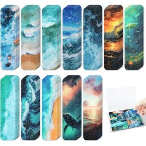 120 Pieces Calm Strips Anxiety Sensory Stickers with 2 Textured Stickers - Desk Fidget and Calming Stickers for Adults & Teens - Sensory Items - Anxiety Relief Sensory Strips