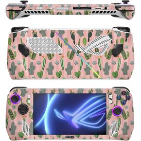 MightySkins Carbon Fiber Skin Compatible with Asus ROG Ally - Burning Up | Protective, Durable Textured Carbon Fiber Finish | Easy to Apply