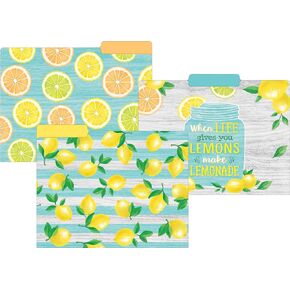 Teacher Created Resources Lemon Zest File Folders, Model: TCR8542