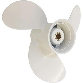 Yamaha Propeller for Boat 6hp 8hp 9.9hp F6 F8 F9.9/ Boat Outboard Propeller 8 1/2x8 1/2-N for Yamaha 2/4-stroke Engine 7 Spline Tooth 6G1-45941-00-EL
