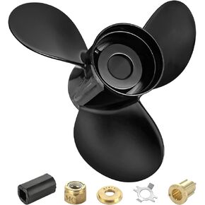 OEM Upgrade 13'' x 19'' Aluminum Outboard Propeller fit Mercury Engines 40-140 HP Parts NO.48-77346A45|15Spline Tooth,RH-Boost Your Boat Speed!