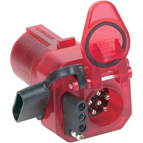 هوبكنز Towing Solutions 47585 7 RV Blade إلى 6 أقطاب مستديرة و4 محول Nite-Glow مسطح in Kuwait