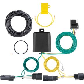 CURT 56351 Vehicle-Side Custom 4-Pin Trailer Wiring Harness, Fits Select Ford Fusion , Black