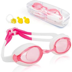 Kids Swim Goggles, Swim Goggles for Kids 6-14 Children Teens Anti-Fog UV Protection, Boys Girls Swimming Goggles