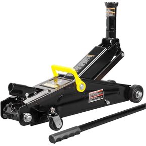 Torin T820010LT Hydraulic Low Profile Aluminum Floor Jack: 2 Ton (4,000 lb) Capacity, Black