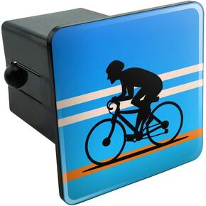 GRAPHICS & MORE Road Bike Cycling Biking Bicycle Tow Trailer Hitch Cover Plug Insert 1 1/4 inch (1.25")