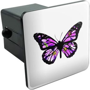 GRAPHICS & MORE Butterfly with Flowers Tow Trailer Hitch Cover Plug Insert 1 1/4 inch (1.25") in Kuwait