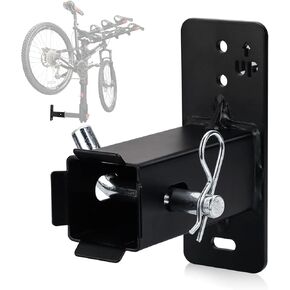 حامل للدراجة مثبت على الحائط مقاس 5 سم لتخزين الدراجة، منظم جراج معلق لحامل البضائع، سهل الحمل، آمن وقوي، جهاز استقبال للتعليق على الحائط باللون الأسود in Kuwait