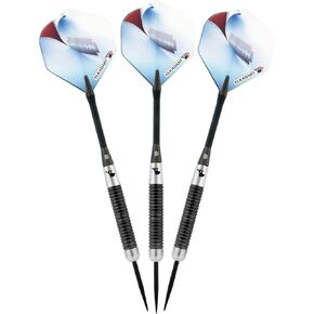Elkadart Razor 80% Tungsten Steel Tip Darts with Storage/Travel Case, 21 Grams
