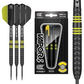 Target Darts Vapor8 Black Steel Tip Darts