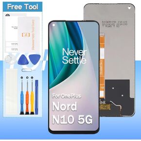 for One Plus Nord N10 5G Screen Replacement BE2029, BE2025, BE2026, BE2028 6.49" LCD Display Touch Digitizer Assembly with Tools(Not for Nord N100)