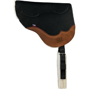 Weaver Leather Stacy Westfall Gel Ultrasuede Bareback Pad, Black , 21 x 35