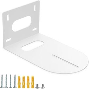 Sumnacon PTZ Camera Bracket, Black Universal Metal Mount for Various PTZ Cameras, Solid Wall Mounting with Screws, Compatible with Home Security