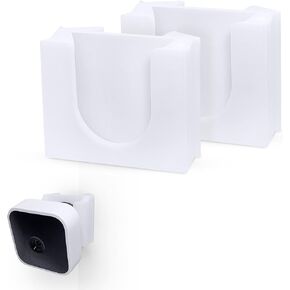 [EOL] Adhesive Blink Indoor Corner Camera Mount, 2 Pack Holder, No Hassle Installation, No Screws, No Mess Bracket Stand, (White) by Brainwavz [EOL]