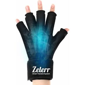 Smart TheraGel System - Arthritis Compression Ice Glove, Adjustable Wrist Strap, Pain Relief Ice Pack for Arthritis, Carpal Tunnel, Tendonitis, Reusable Gel Pack for Hand Hot and Cold Therapy in Saudi Arabia