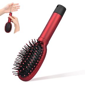 Diversion Safe Hair Brush to Hide Money, Cash, Jewelry, Mini Keys, Beach Safe Container Real Hair Brush Comb for Valuables, Perfect for Travel or At Home(Black)