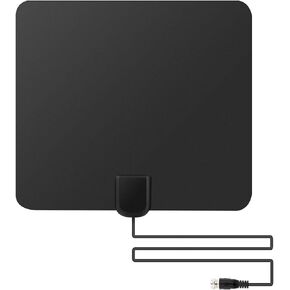 50 Miles Booster Active Indoor HD Digital TV Antenna Aerial 25DB Gain HDTV
