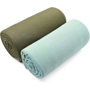 Newborn Photography Props Baby Photo Props Wrap Blanket for Baby Boys Girls(Sage&Blue) in Saudi Arabia