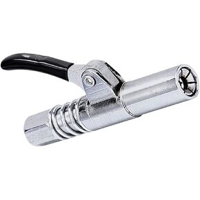 Grease Gun Coupler Locks Oil Injection Zerk Fittings Original Locking Grease Coupler Rated 10,000 PSI