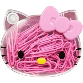 Kitty Cat Paper Clips 90EA Set with Adorable Plastic Case - Stylish Office Supplies, Perfect for Organizing Documents, School Projects, Gifts for Kids & Adults, Easy to Use, Sturdy & Durable Design
