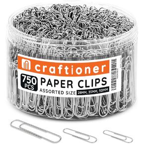 200 Pcs Jumbo Colored Paper Clips 2 Inch Large Paperclips Vinyl Coated Clips - Office Supplies for Home, Schools and Offices