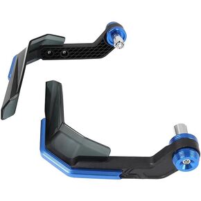 WINALL Universal 22mm 7/8" Hand Guards Aluminum Plastic Hand Protection Protector For Off Road Dirt Pit Bike ATV Quad Enduro Motocross. (Blue)