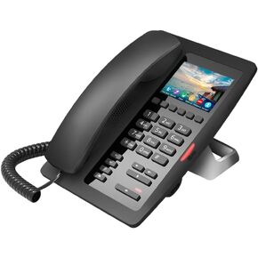 Fanvil H5W Wi-Fi IP Phone 3.5 Color Screen with 2 SIP Lines Ideal to Hospital, Shopping mall, Hotel (Black)