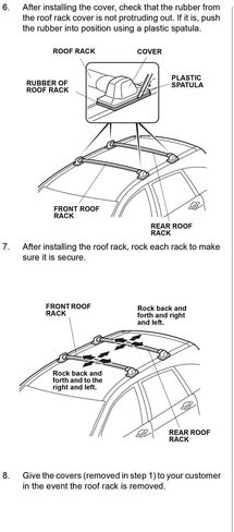 رف سقف القضبان المتقاطعة من INEEDUP مناسب لـ 2007-2011 لسيارة Honda CR-V OE Style Bolt-On Roof Rack Rail Cross Bar Luggage Carrier، 2-Pack in Kuwait