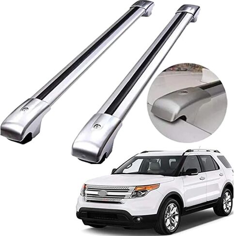 MotorFansClub Luggage Rack Roof Rack Cross Bar Fit for Ford Explorer 2012 2013 2014 2015 Top Roof Rack Rails in Saudi Arabia