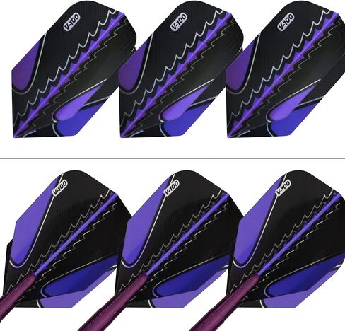 Viper Black Flux 90% من الفولاذ التنجستين الاحترافي أو مجموعة سهام تحويل ذات طرف ناعم in Kuwait