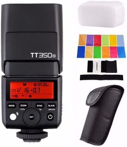 فلاش Godox TT350N 2.4G HSS 1/8000s TTL GN36 اللاسلكي Speedlite لنيكون DSLR D810 D800 D750 D700 D610 D7100 D5200 D90 وكاميرا رقمية بدون مرآة in Saudi Arabia
