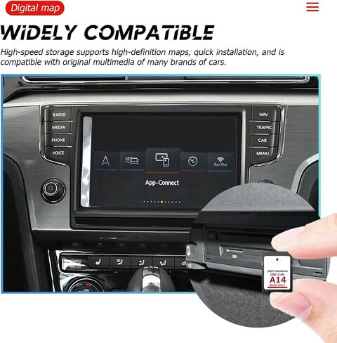 أحدث إصدار من بطاقة SD للملاحة إصدار A14 لعام 2023، بطاقة SD GPS GM5T-19H449-AH تدعم خرائط الولايات المتحدة الأمريكية/كندا الجديدة، متوافقة مع نظام مزامنة ملاح السيارة، وإكسسوارات السيارات in Saudi Arabia
