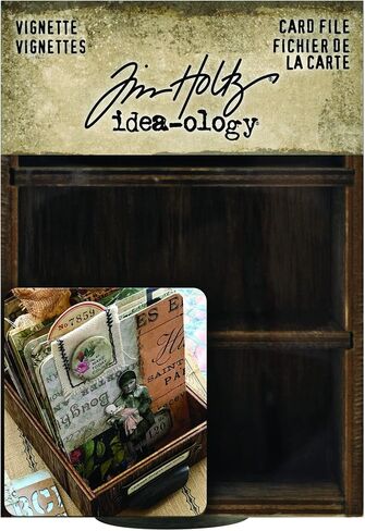 Tim Holtz Card File Vignette, Brown in Saudi Arabia