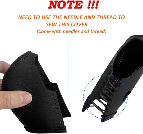 غطاء ناقل الحركة لـ 2013-2019 Nissan Sentra / 2013-2018 Altima Auto Leather Shifter Cover Protector لـ Nissan Rogue 2014-2016 / Pathfinder 2013-2020 (ألياف الكربون مع غرز سوداء) in Kuwait