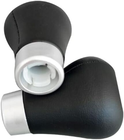 Black Knobs 5 Speed Leather Car Gear Stick Shifting Knobs Shifter Lever for Most Manual Transmission Vehicle in Saudi Arabia