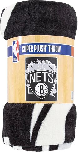 بطانية Northwest NBA Brooklyn Nets Micro Raschel رمي، 46 بوصة × 60 بوصة، الأبعاد in Saudi Arabia