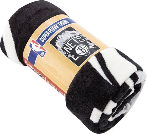بطانية Northwest NBA Brooklyn Nets Micro Raschel رمي، 46 بوصة × 60 بوصة، الأبعاد in Saudi Arabia