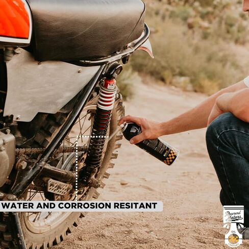 Reverend Motors Motorcycle Chain Lube | Bike Chain Cleaner | Motorcycle Chain Cleaning Kit | Bike Cleaning Kit - Degreaser, Chain Lube, Rust Penetrate with Chain Cleaner Tool | Made in the USA in Saudi Arabia