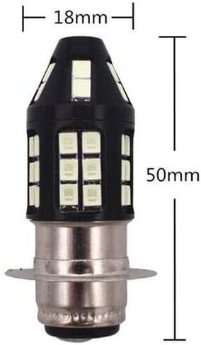 SHENKENUO P15D H6M LED لمبة استبدال الهالوجين للدراجات النارية 1500LM 8000K الجليد الأزرق لياماها ATVS YFM350 400 450 660 700 رابتور in Kuwait