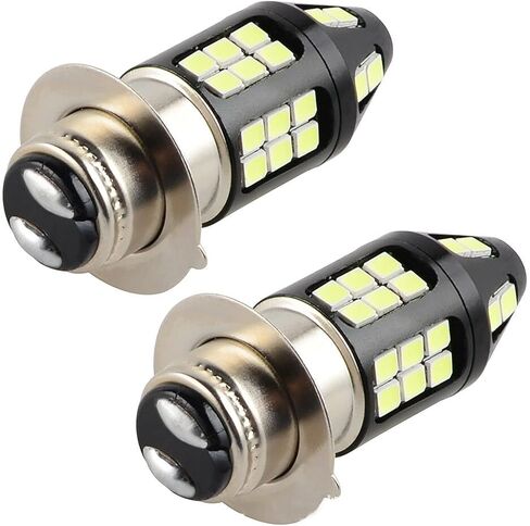 SHENKENUO P15D H6M LED لمبة استبدال الهالوجين للدراجات النارية 1500LM 8000K الجليد الأزرق لياماها ATVS YFM350 400 450 660 700 رابتور in Kuwait